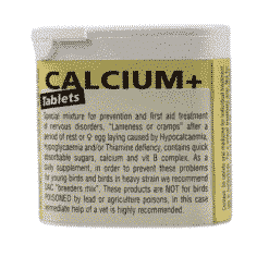 Calcium tablet voor vogels