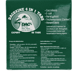 Dac Pharma Dacoxine Tabs 4 in 1