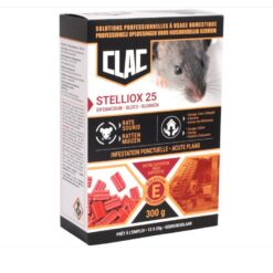 CLAC Stelliox - Water-resistant bait with difenacoum - acute rat infestation - 12x25g