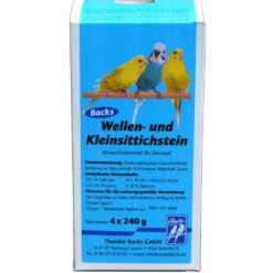Backs Piksteen – Grasparkieten- en Kleine Parkieten 4x240g